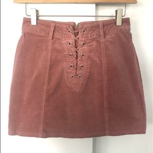 Forever 21 Pink/Mauve Mini Skirt